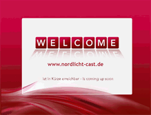 Tablet Screenshot of nordlicht-cast.de